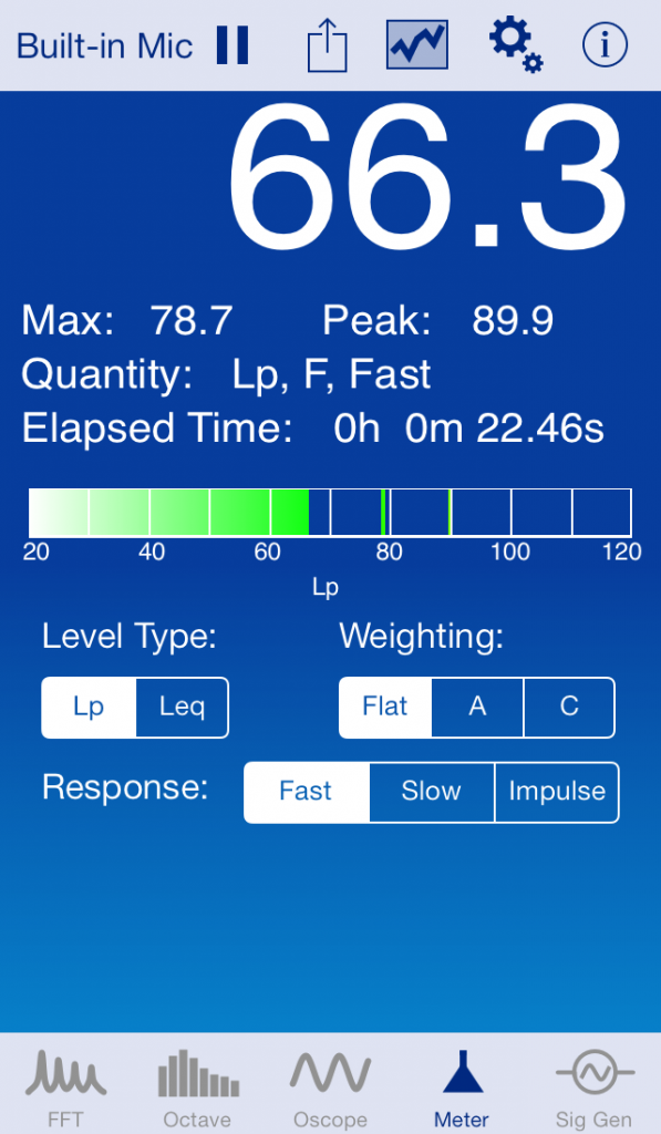SignalScope Pro Screenshot iPhone 4