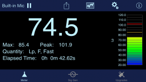 SoundMeter Screenshot iPhone 5