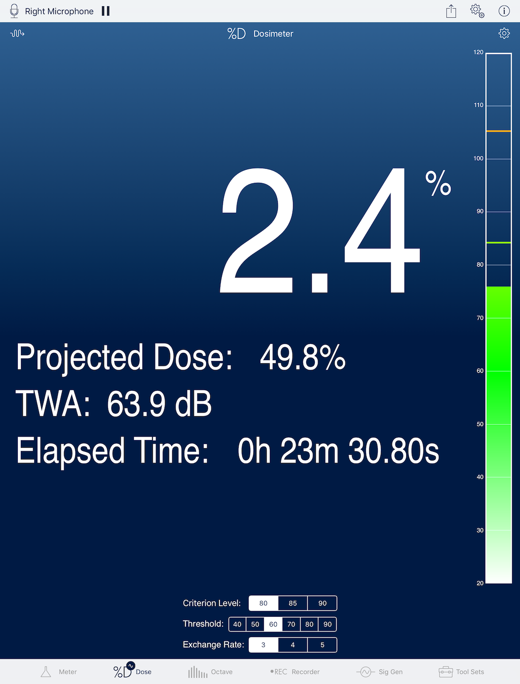 Noise Dosimeter