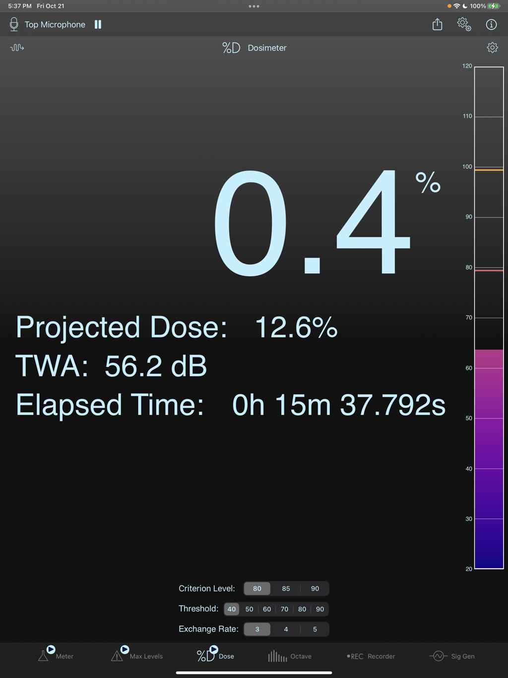 Noise Dosimeter